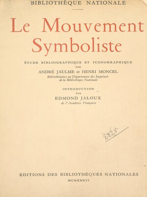 cover image of Cinquantenaire du symbolisme